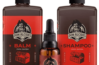 Kit Guarda Don Alcides – Balm, Shampoo E Óleo – Barba Negra