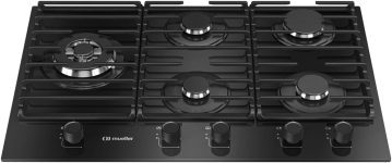Cooktop Mueller 5 Bocas 77cm com Grade Dupla MCG5BM Bivolt