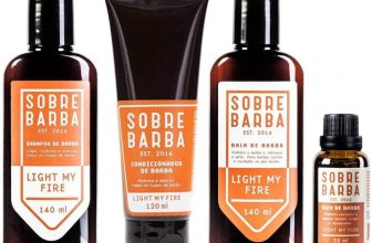 Kit Quarteto SOBREBARBA – Shampoo + Balm + Condicionador + Óleo de Barba Light My Fire
