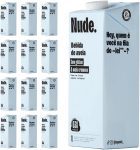 Pack Nude Leite de Aveia Cremoso tipo Integral 1L – Caixa 12 Unidades