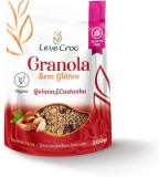 Granola sem glúten Leve Croc Quinoa e Castanha 200g